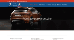 Desktop Screenshot of citroenserwis.pl
